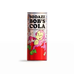 Sodaze | Infused Craft Soda | Bob's Cola 30mg | Can 250ml | Cafe420